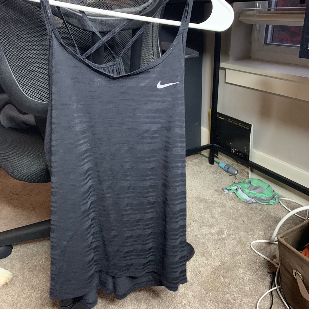 Black Nike Dri-Fit tank top
